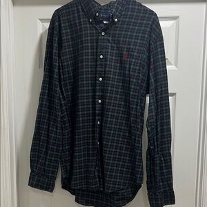 Ralph Lauren Green Plaid Men's Shirt